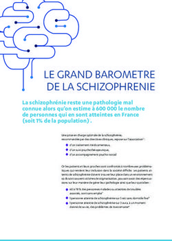 LE GRAND BAROMETRE DE LA SCHIZOPHRENIE - Toute La Veille des acteurs ...