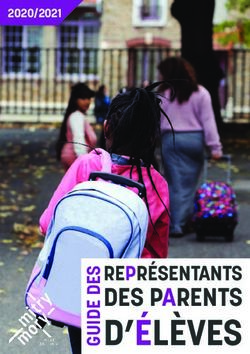 DES PARENTS REPR&Eacute;SENTANTS 2020/2021 - Mitry Mory