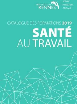 SANTÉ AU TRAVAIL CATALOGUE DES FORMATIONS 2019 - Université de ...