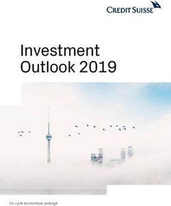 Investment Outlook 2019 - Un cycle économique prolongé - Credit Suisse