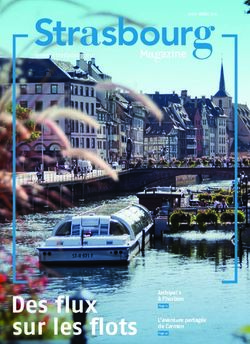 Des flux sur les flots - www.strasbourg.eu - archipel 2 à l'horizon L'aventure partagée