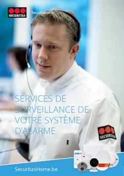 SERVICES DE SURVEILLANCE DE VOTRE SYSTÈME D'ALARME - SecuritasHome.be