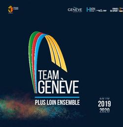 2019 PLUS LOIN ENSEMBLE - Team Genève