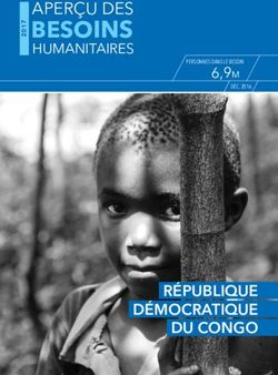 BESOINS HUMANITAIRES - RÉPUBLIQUE DÉMOCRATIQUE DU CONGO - Humanitarian Response