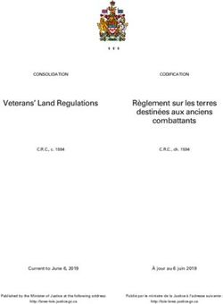 Veterans' Land Regulations - Laws.justice.gc.ca