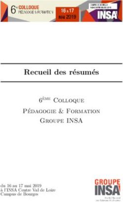 Recueil des résumés Pédagogie & Formation Groupe INSA - 6ème Colloque - Sciencesconf ...