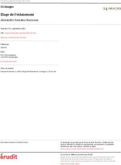 Éloge de l'éclatement - Alexandre Fontaine Rousseau - Érudit