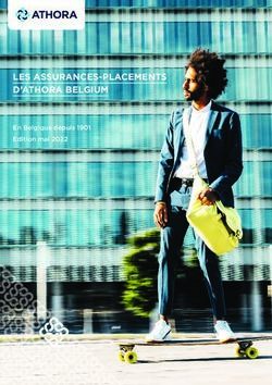 LES ASSURANCES-PLACEMENTS D'ATHORA BELGIUM - En Belgique depuis 1901 Edition mai 2022