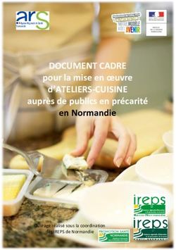 DOCUMENT CADRE d'ATELIERS-CUISINE - pour la mise en oeuvre auprès de publics en précarité en Normandie - Ouvrage réalisé sous la coordination des ...
