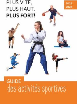 Des activités sportives - GUIDE - PLUS VITE, PLUS HAUT, PLUS FORT!