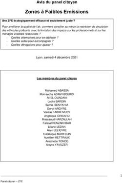 Zones &agrave; Faibles Emissions - Avis du panel citoyen - Zones &agrave; Faibles Emissions