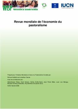 Revue mondiale de l'économie du pastoralisme - IUCN