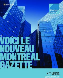 VOICI LE NOUVEAU MONTREAL GAZETTE - KIT MÉDIA MONTREALGAZETTE.COM - Postmedia Solutions