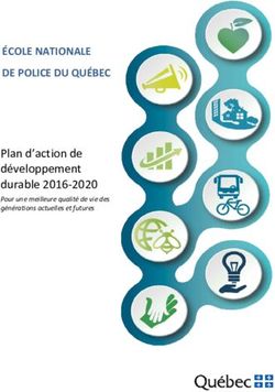 ÉCOLE NATIONALE DE POLICE DU QUÉBEC - Plan d'action de développement durable 2016-2020 - École ...