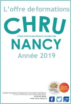 L'offre de formations - Année 2019 - Centre Hospitalier Régional Universitaire de Nancy - CHRU de Nancy