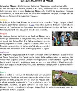 QUELQUES TRADITIONS DE PAQUES - Bloc-note des écoles