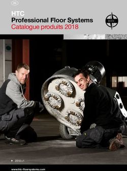 HTC Professional Floor Systems Catalogue produits 2018 - FR - 2018 v.1