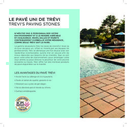 LE PAV&Eacute; UNI DE TR&Eacute;VI TREVI'S PAVING STONES