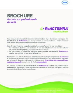 BROCHURE destinée aux professionnels de santé - Roche Professionnels de santé