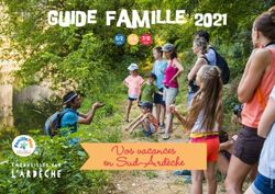 Vos vacances en Sud-Ardèche - Guide famille 2021 - Office de Tourisme Pont d'Arc Ardèche