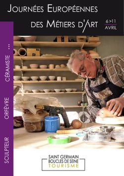 Journées européennes des métiers d' rt - 6 11 AVRIL - Seine ...