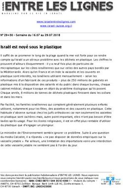 Isra&euml;l est noy&eacute; sous le plastique - Il suffit de se promener le long de la plage quand la mer est forte pour se rendre - Association ...