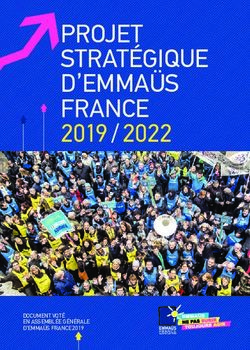 Projet stratégique d'emmaüs France 2019 / 2022 - Emmaus France