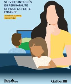 SERVICES INT&Eacute;GR&Eacute;S EN P&Eacute;RINATALIT&Eacute; ET POUR LA PETITE ENFANCE - PARENTALIT&Eacute; ET &Eacute;CRANS FICHE SYNTH&Egrave;SE