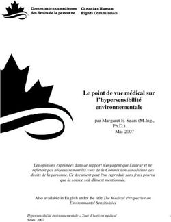 Le point de vue médical sur l'hypersensibilité environnementale
