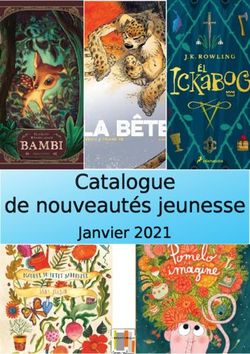 Catalogue de nouveaut&eacute;s jeunesse - Janvier 2021 - Ville de Marguerittes