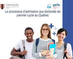 Le processus d'admission aux doctorats de premier cycle au Québec