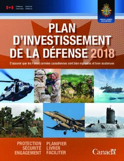 PLAN D'INVESTISSEMENT DE LA D&Eacute;FENSE 2018 - PROTECTION S&Eacute;CURIT&Eacute; ENGAGEMENT PLANIFIER LIVRER - Canada.ca