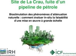 Site de La Crau, fuite d'un pipeline de p&eacute;trole - Biostimulation des ph&eacute;nom&egrave;nes d'att&eacute;nuation naturelle : comment &eacute;valuer in-situ la faisabilit&eacute; ...