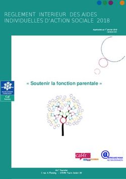 REGLEMENT INTERIEUR DES AIDES INDIVIDUELLES D'ACTION SOCIALE 2018 - " Soutenir la fonction parentale " - Caf Touraine