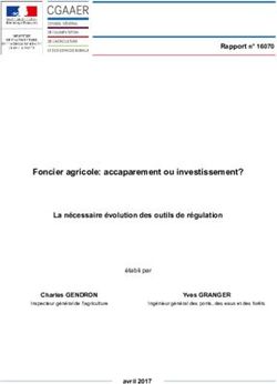 Foncier agricole: accaparement ou investissement? - La nécessaire évolution des outils de régulation - Ministère de l'Agriculture