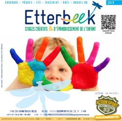 STAGES CRÉATIFS & D'ÉPANOUISSEMENT DE L'ENFANT - Etterbeek