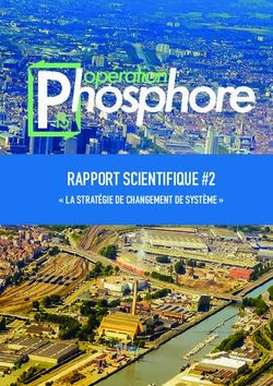 RAPPORT SCIENTIFIQUE #2 - " LA STRATÉGIE DE CHANGEMENT DE SYSTÈME " - Opération Phosphore
