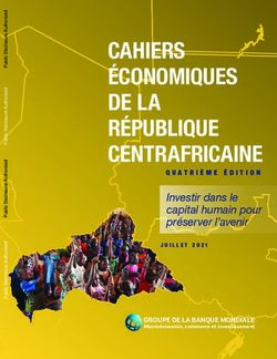 CAHIERS &Eacute;CONOMIQUES DE LA R&Eacute;PUBLIQUE CENTRAFRICAINE - Open ...