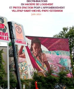 Juin 2021 Discriminations en mati&egrave;re de logement et pistes d'action pour l'arrondissement Villeray-Saint-Michel-Parc-Extension