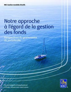 Notre approche à l'égard de la gestion des fonds - Perspectives du gestionnaire de portefeuille