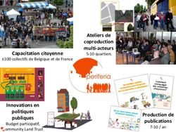 Ateliers de coproduction multi-acteurs - 5-10 quartiers Capacitation citoyenne - Sicoval