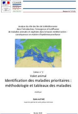 Identification des maladies prioritaires : méthodologie et tableaux des maladies