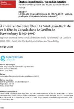 À cheval entre deux fêtes : La Saint-Jean-Baptiste et la fête du Canada dans Le Carillon de Hawkesbury (1960-1995) - OpenEdition Journals