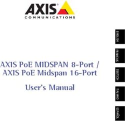 AXIS POE MIDSPAN 8-PORT / AXIS POE MIDSPAN 16-PORT USER'S MANUAL