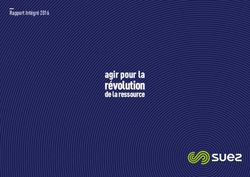 Révolution agir pour la - Rapport Intégré 2016 - SUEZ