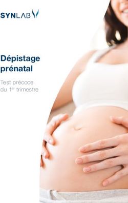 Dépistage prénatal Test précoce du 1er trimestre - synlab.ch