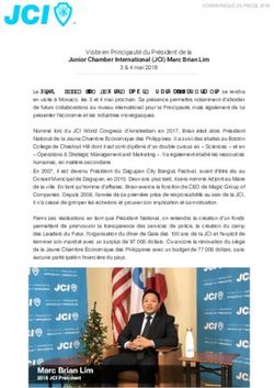 Le Pr&eacute;sident 2018 de la JCI (Junior Chamber International), Marc Brian Lim se rendra