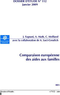 Comparaison europ&eacute;enne des aides aux familles - DOSSIER D'ETUDE N 112 Janvier 2009 - CAF