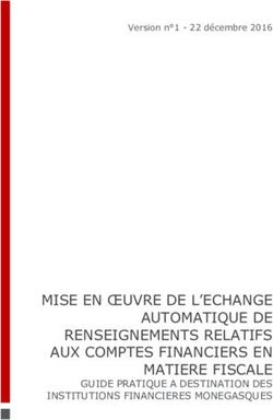 MISE EN ŒUVRE DE L'ECHANGE AUTOMATIQUE DE RENSEIGNEMENTS RELATIFS AUX COMPTES FINANCIERS EN MATIERE FISCALE - GUIDE PRATIQUE A DESTINATION DES ...