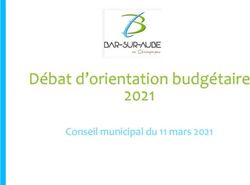 D&eacute;bat d'orientation budg&eacute;taire 2021 - Conseil municipal du 11 mars 2021 - Ville de Bar-sur-Aube